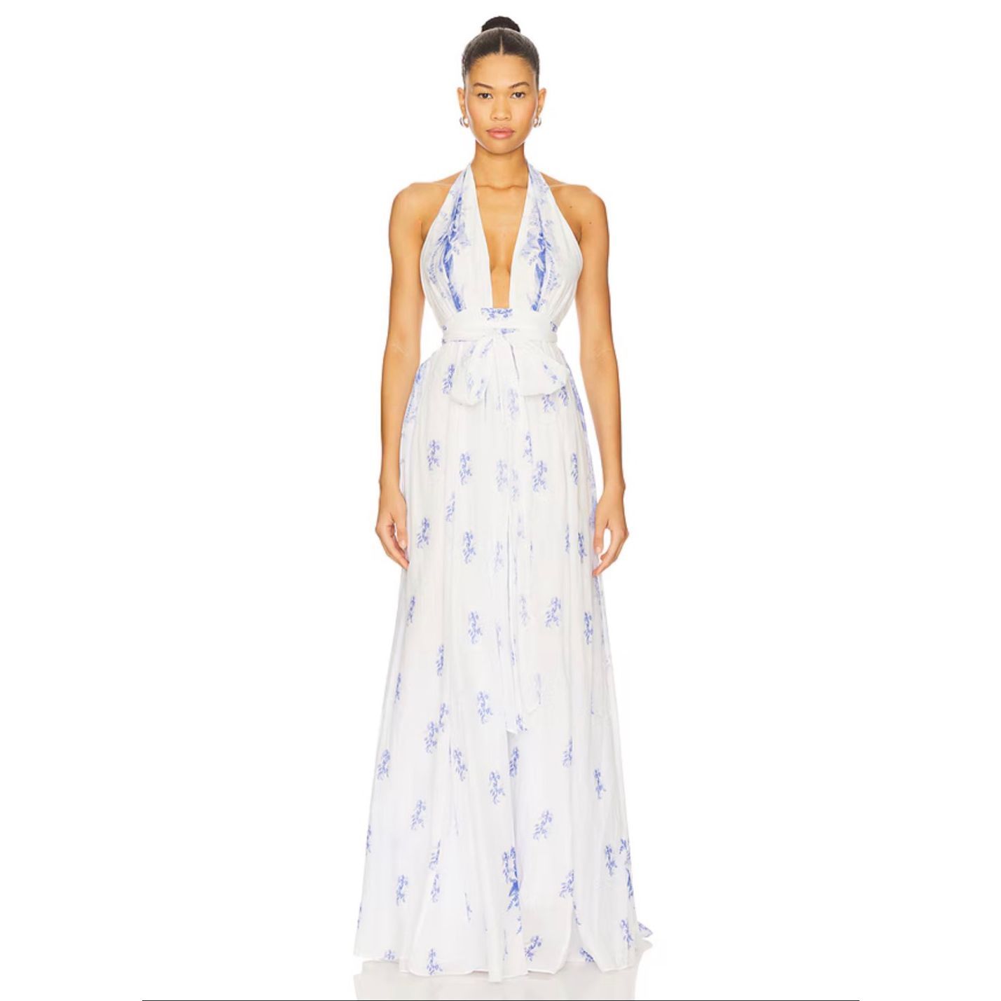 Loveshackfancy Lilah Dress In Victorian Blue Size M/L $645